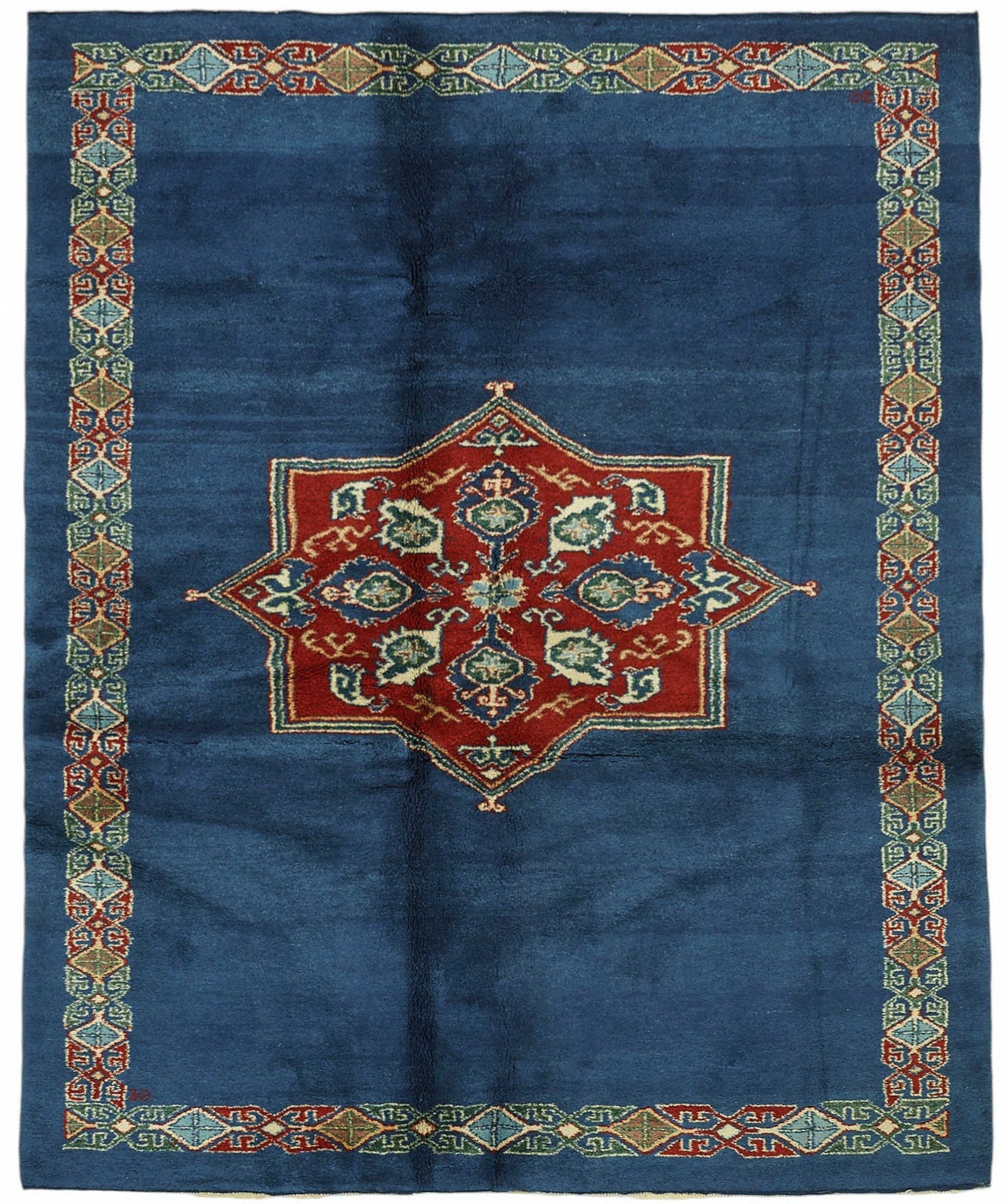 6x8 Hand-Knotted Wool Oushak Rug - 49111