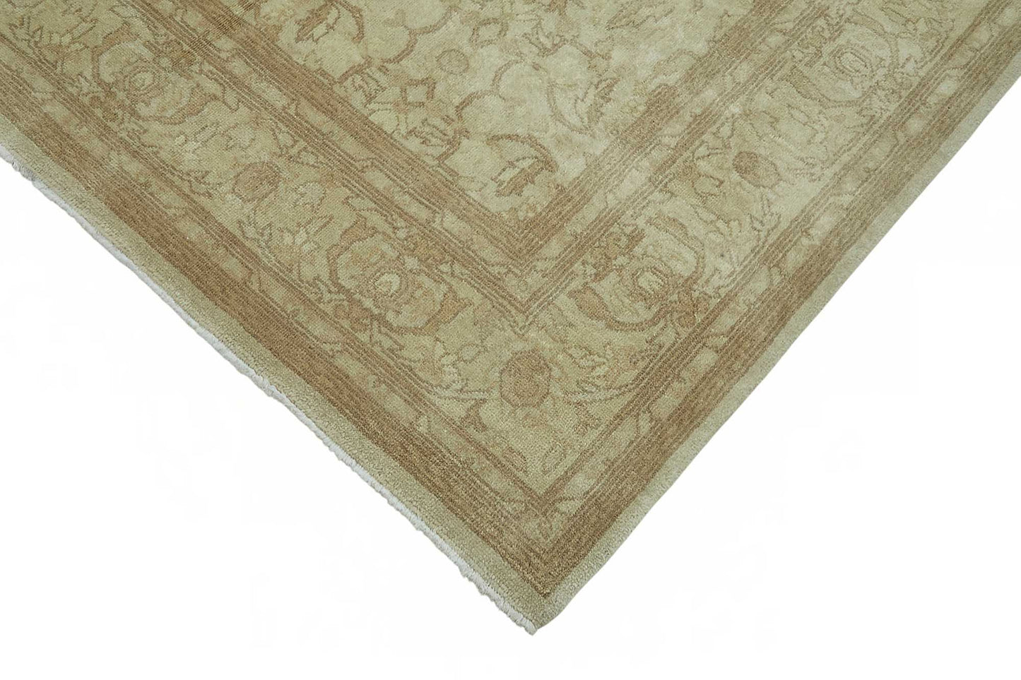 6x9 Hand-Knotted Wool Oushak Rug - 49113