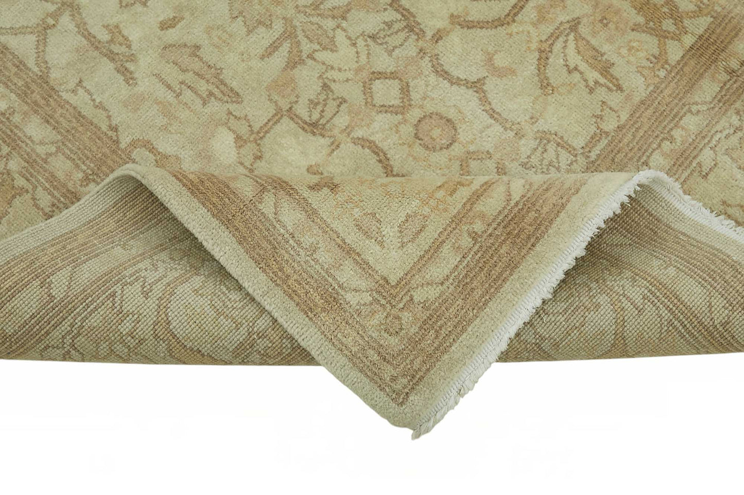 6x9 Hand-Knotted Wool Oushak Rug - 49113