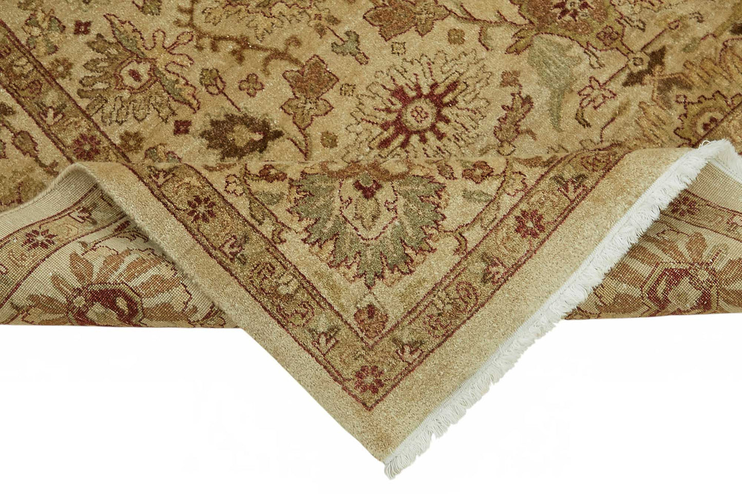 8x10 Hand-Knotted Wool Oushak Rug - 49114