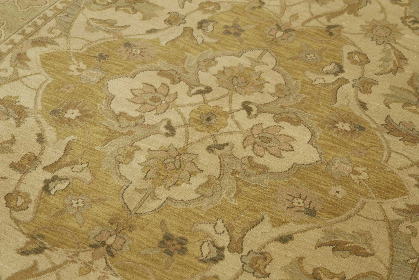 6x9 Hand-Knotted Wool Oushak Rug - 49116