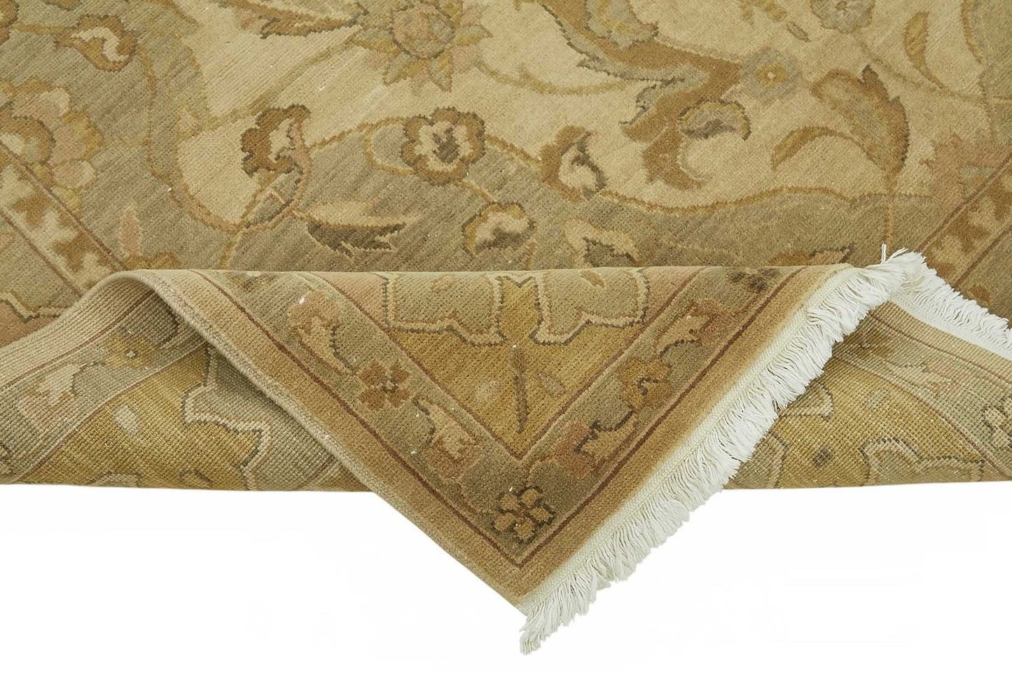 6x9 Hand-Knotted Wool Oushak Rug - 49116