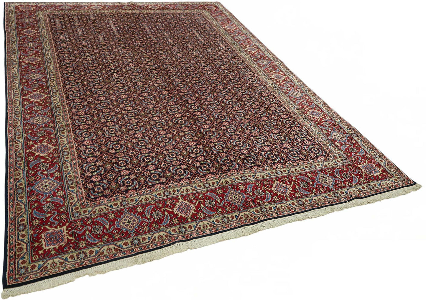 7x10 Hand-Knotted Wool Oushak Rug - 49118