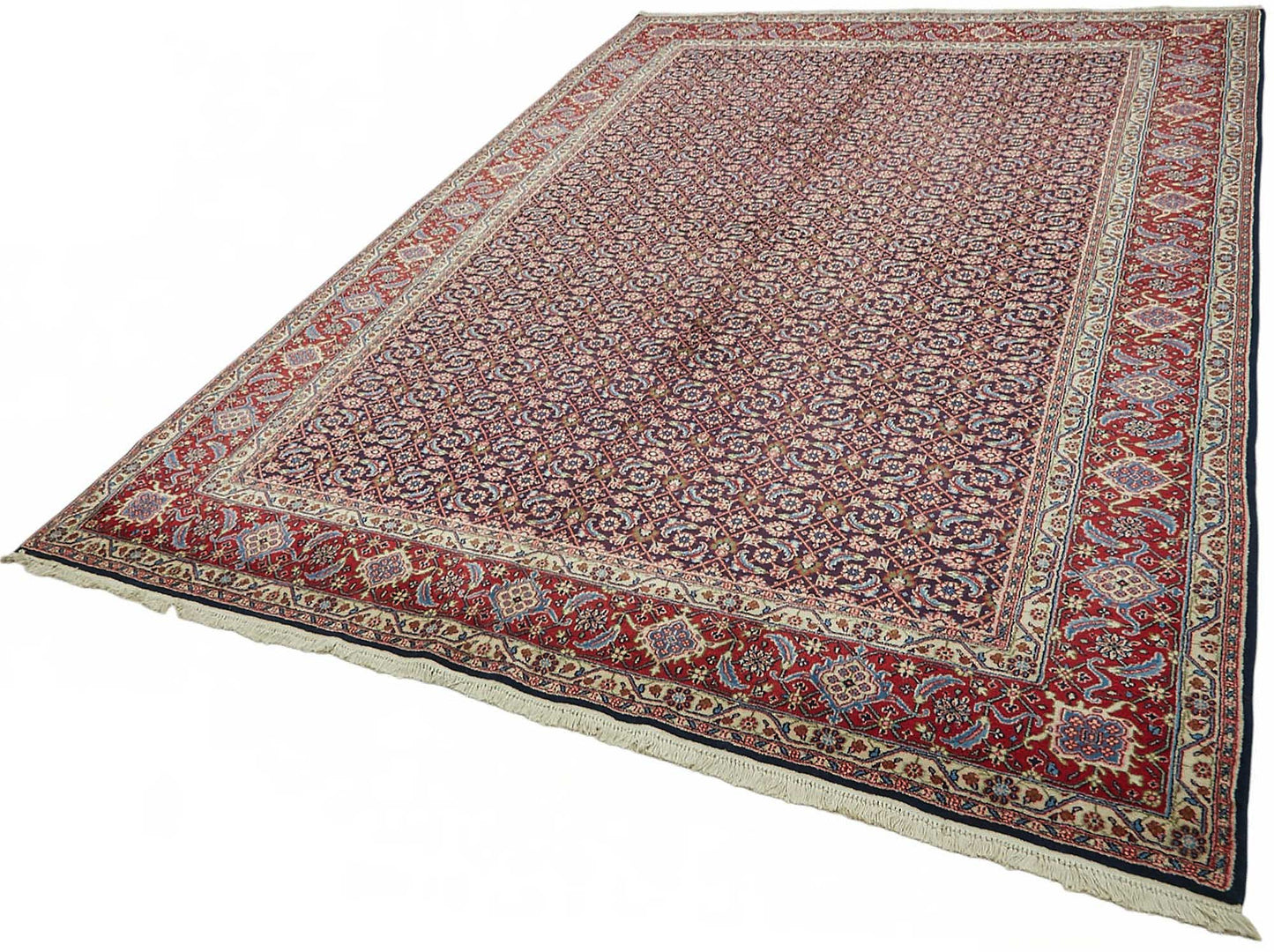 7x10 Hand-Knotted Wool Oushak Rug - 49118