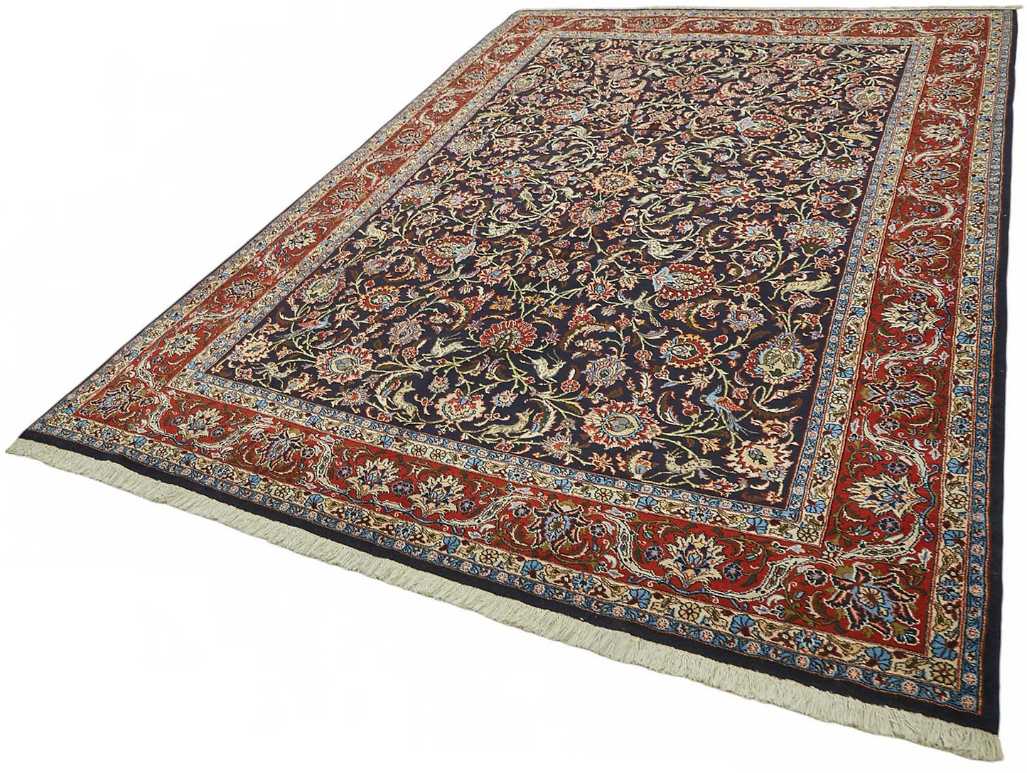 7x10 Hand-Knotted Wool Oushak Rug - 49121