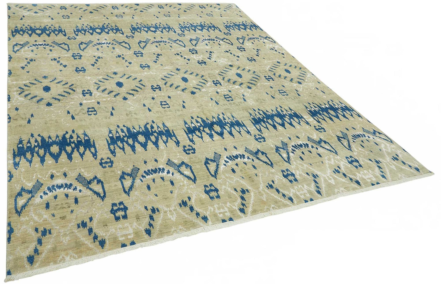 8x10 Hand-Knotted Wool Oushak Rug - 49129