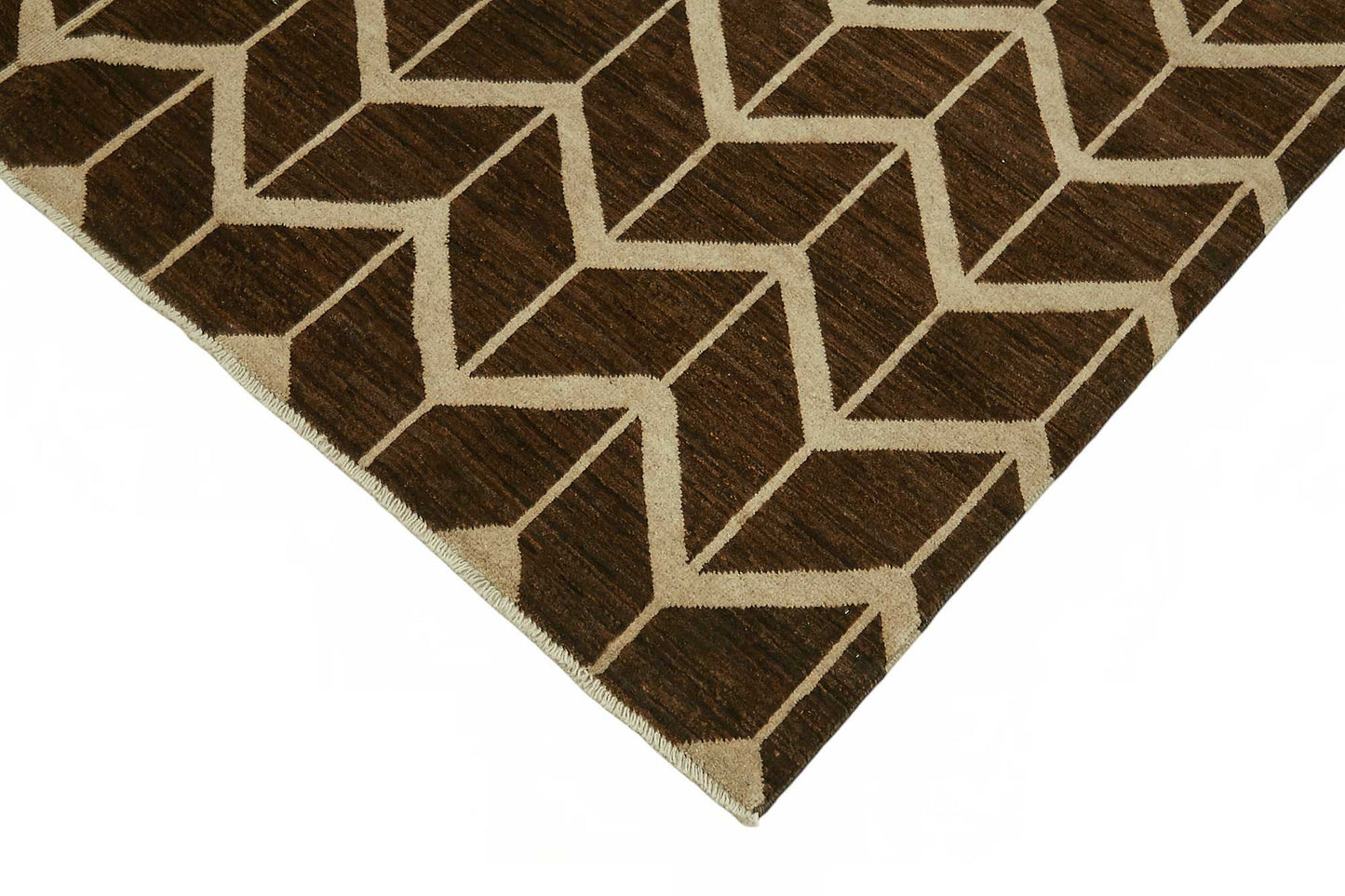 6x10 Hand-Knotted Wool Oushak Rug - 49133