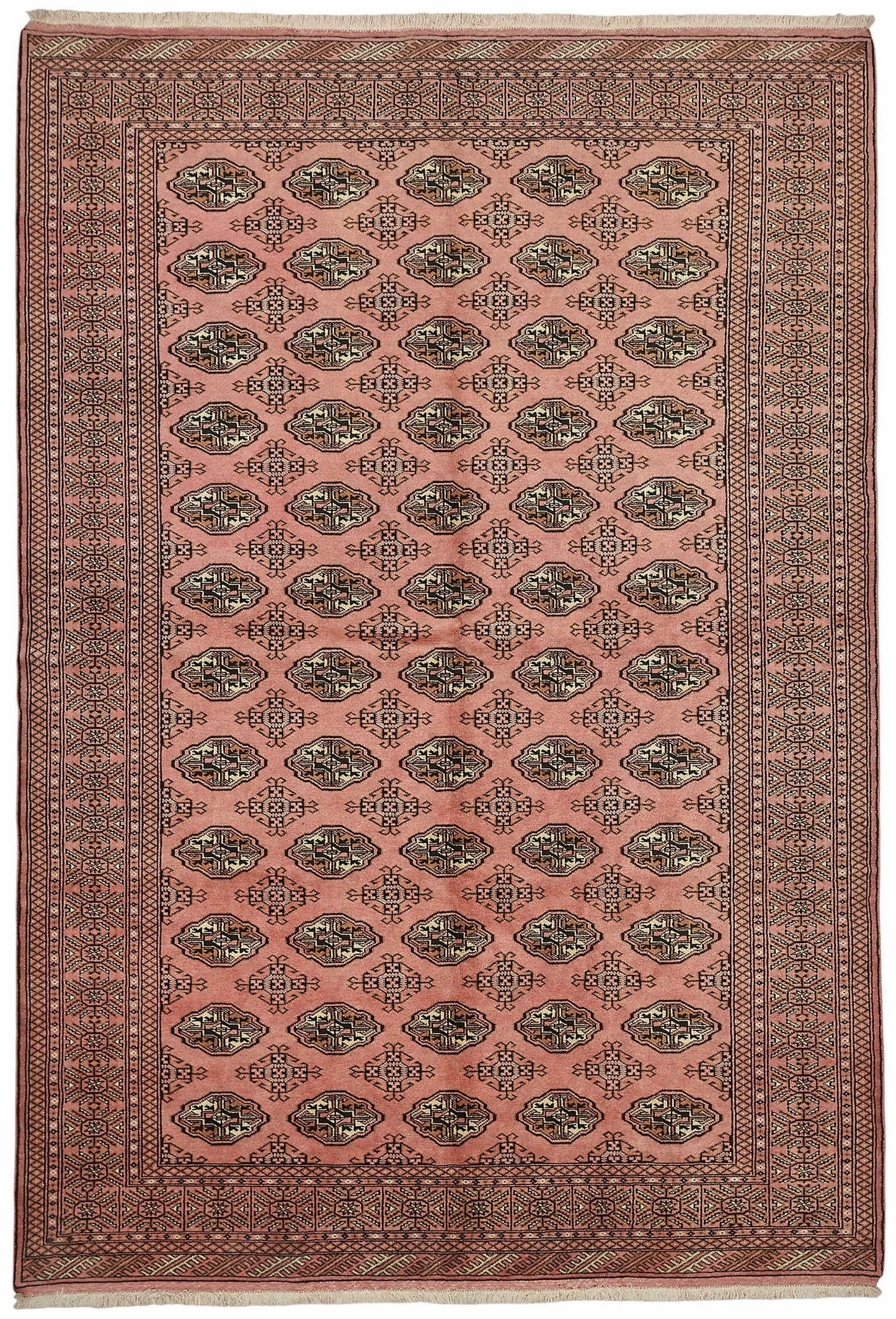 7x9 Hand-Knotted Wool Oushak Rug - 49136