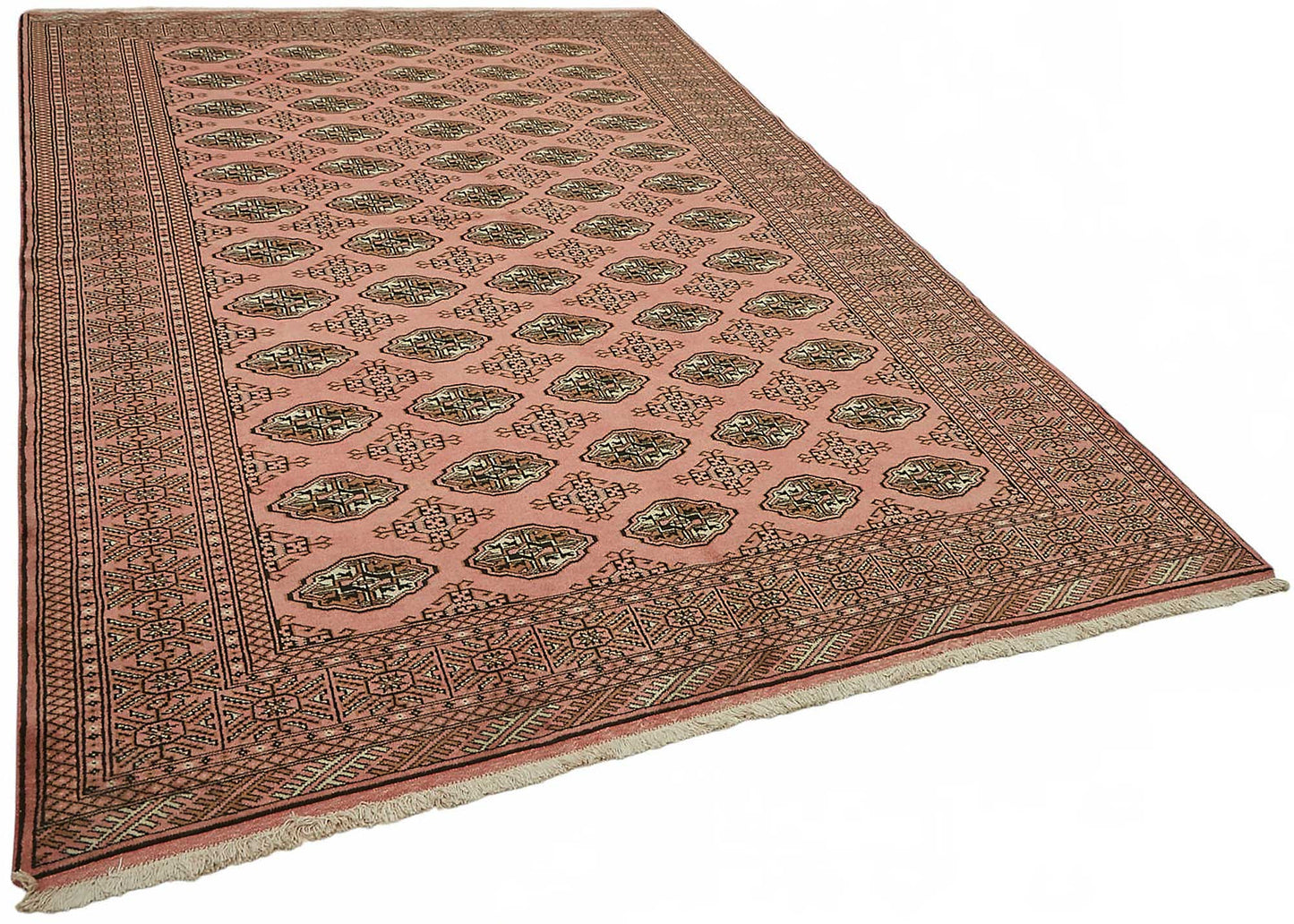 7x9 Hand-Knotted Wool Oushak Rug - 49136