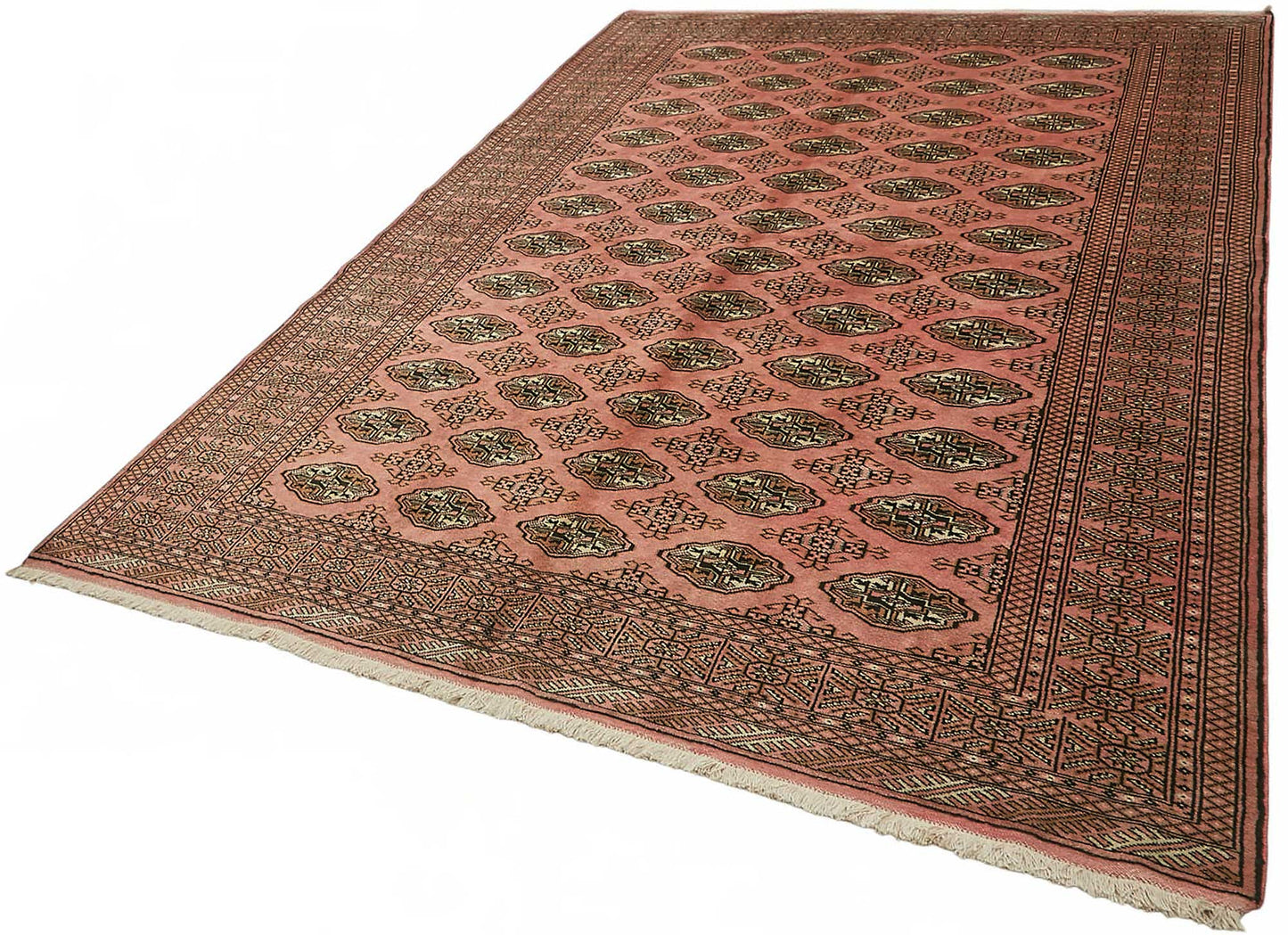 7x9 Hand-Knotted Wool Oushak Rug - 49136