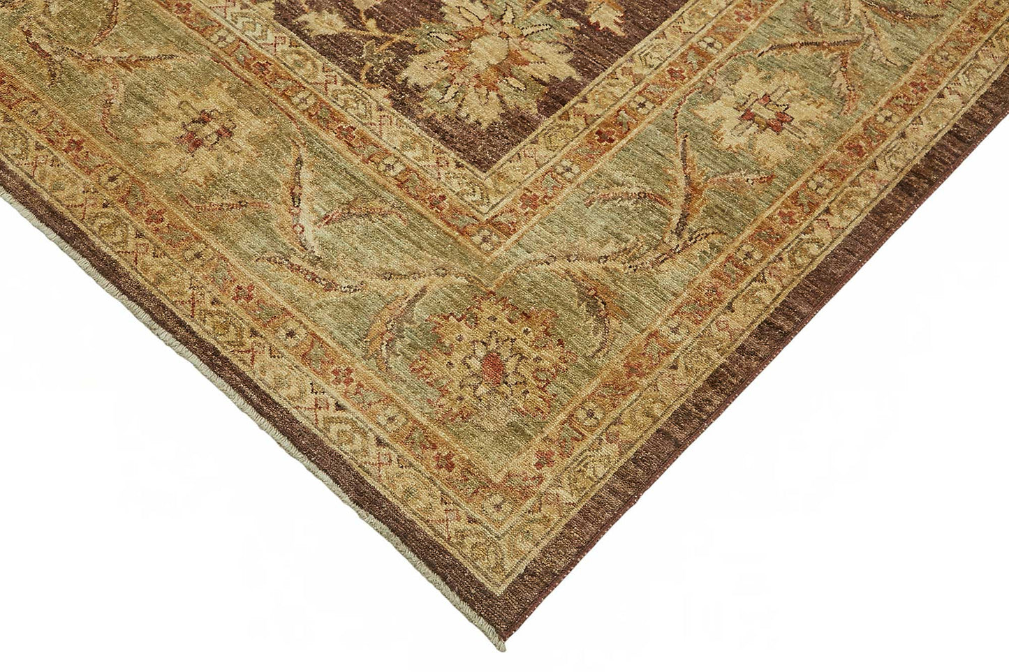 8x10 Hand-Knotted Wool Oushak Rug - 49145