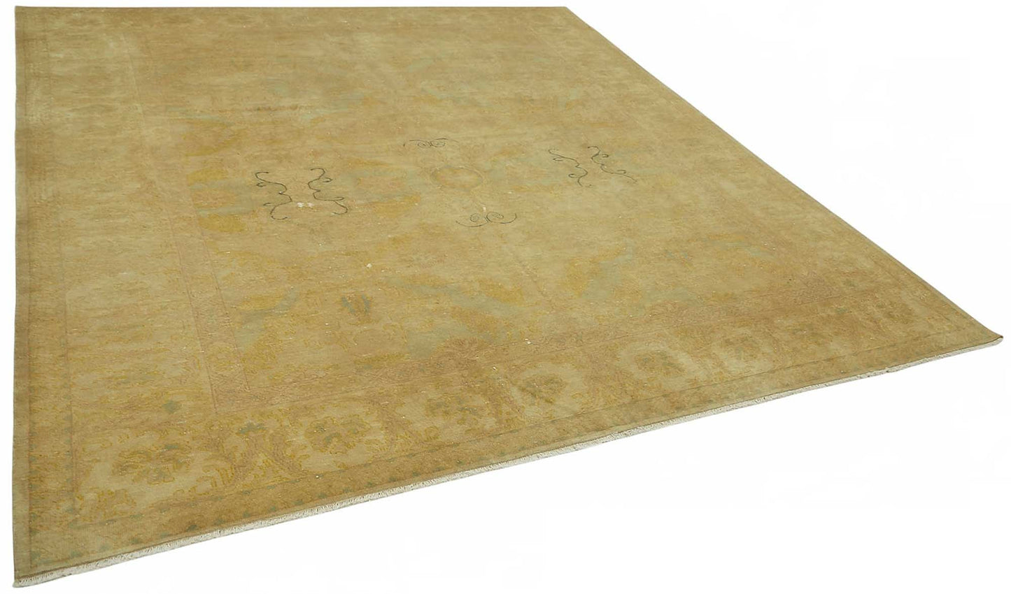 8x10 Hand-Knotted Wool Oushak Rug - 49148