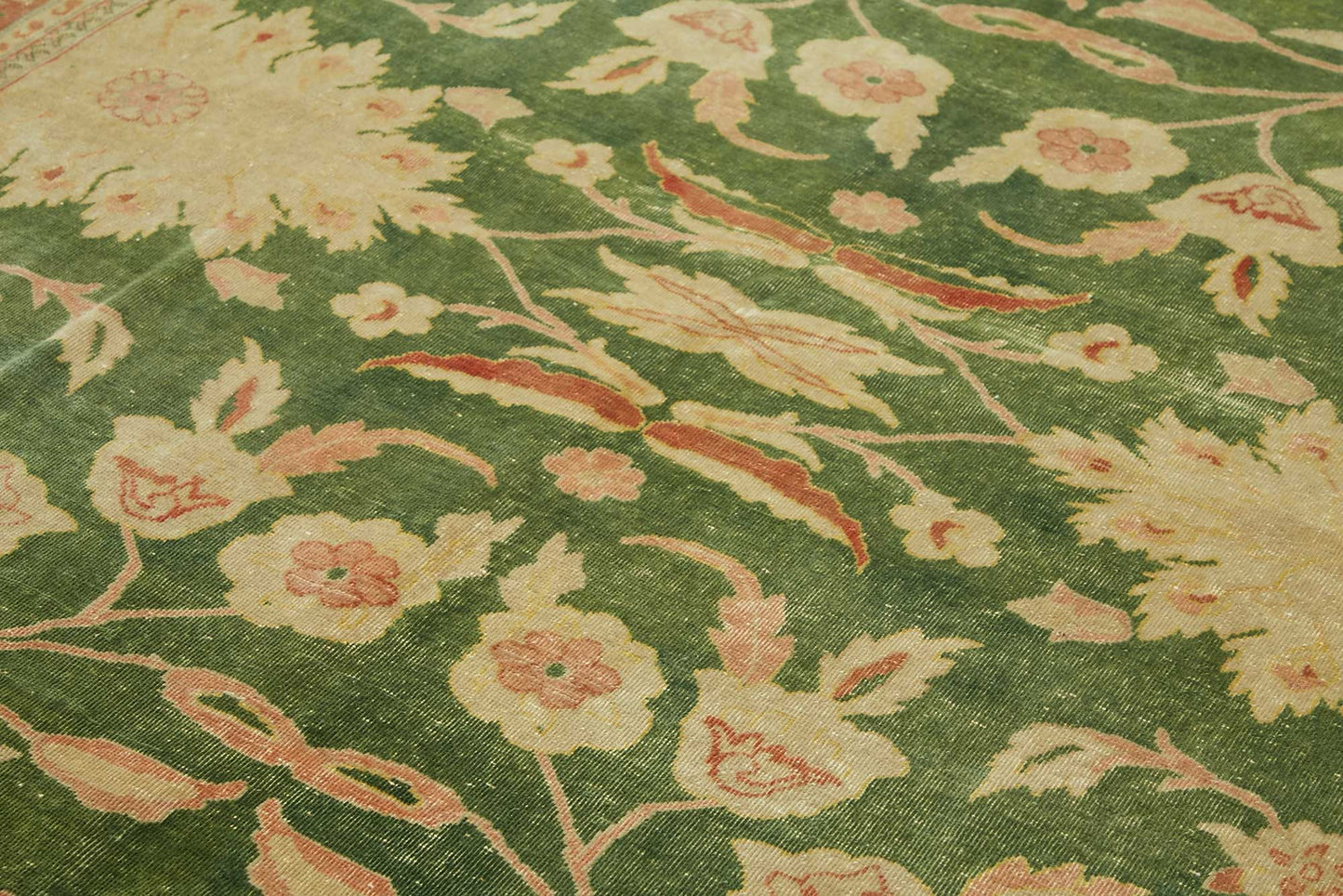 8x10 Hand-Knotted Wool Oushak Rug - 49150