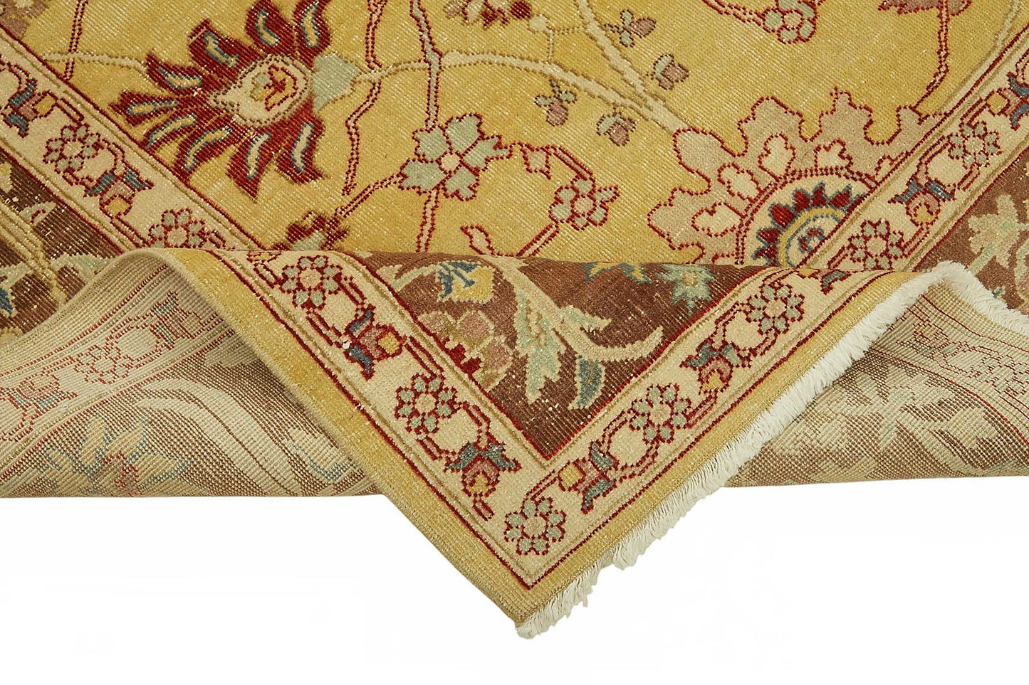 8x10 Hand-Knotted Wool Oushak Rug - 49152