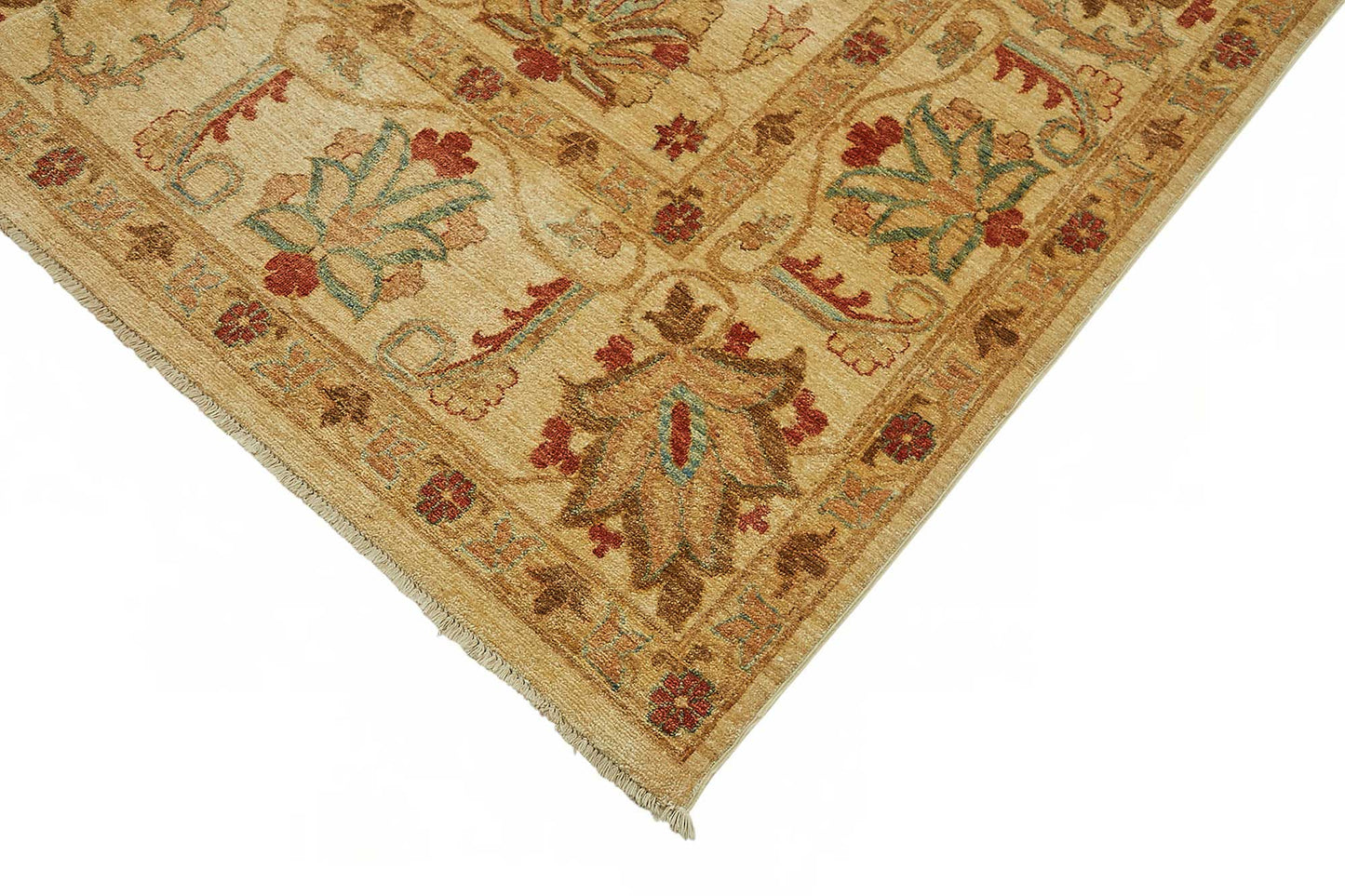 8x10 Hand-Knotted Wool Oushak Rug - 49154