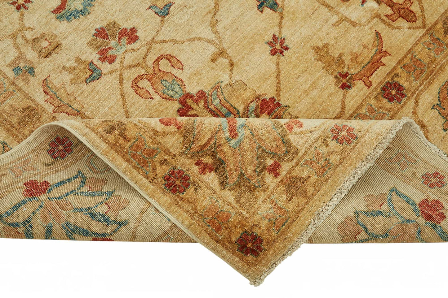 8x10 Hand-Knotted Wool Oushak Rug - 49154