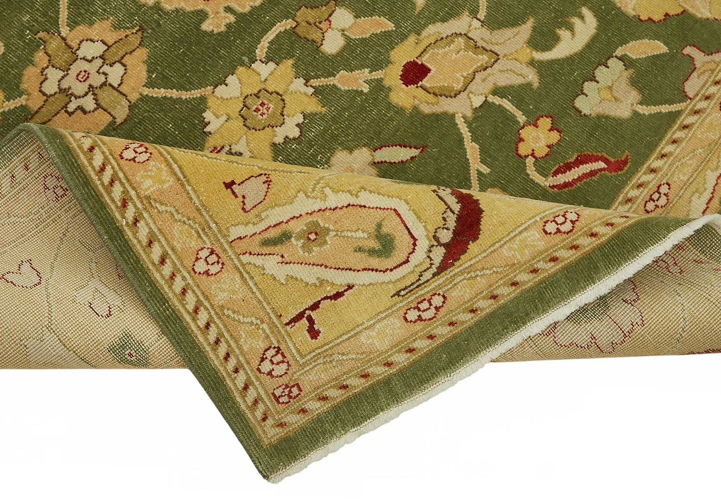 8x8 Hand-Knotted Wool Oushak Rug - 49157