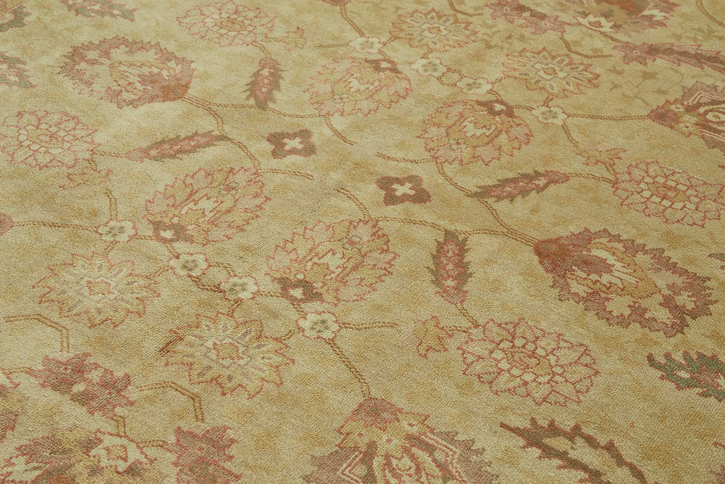 8x10 Hand-Knotted Wool Oushak Rug - 49161