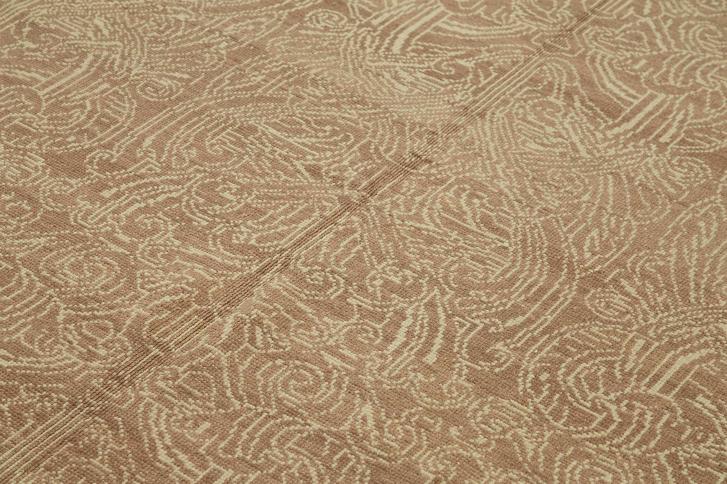 8x10 Hand-Knotted Wool Oushak Rug - 49164