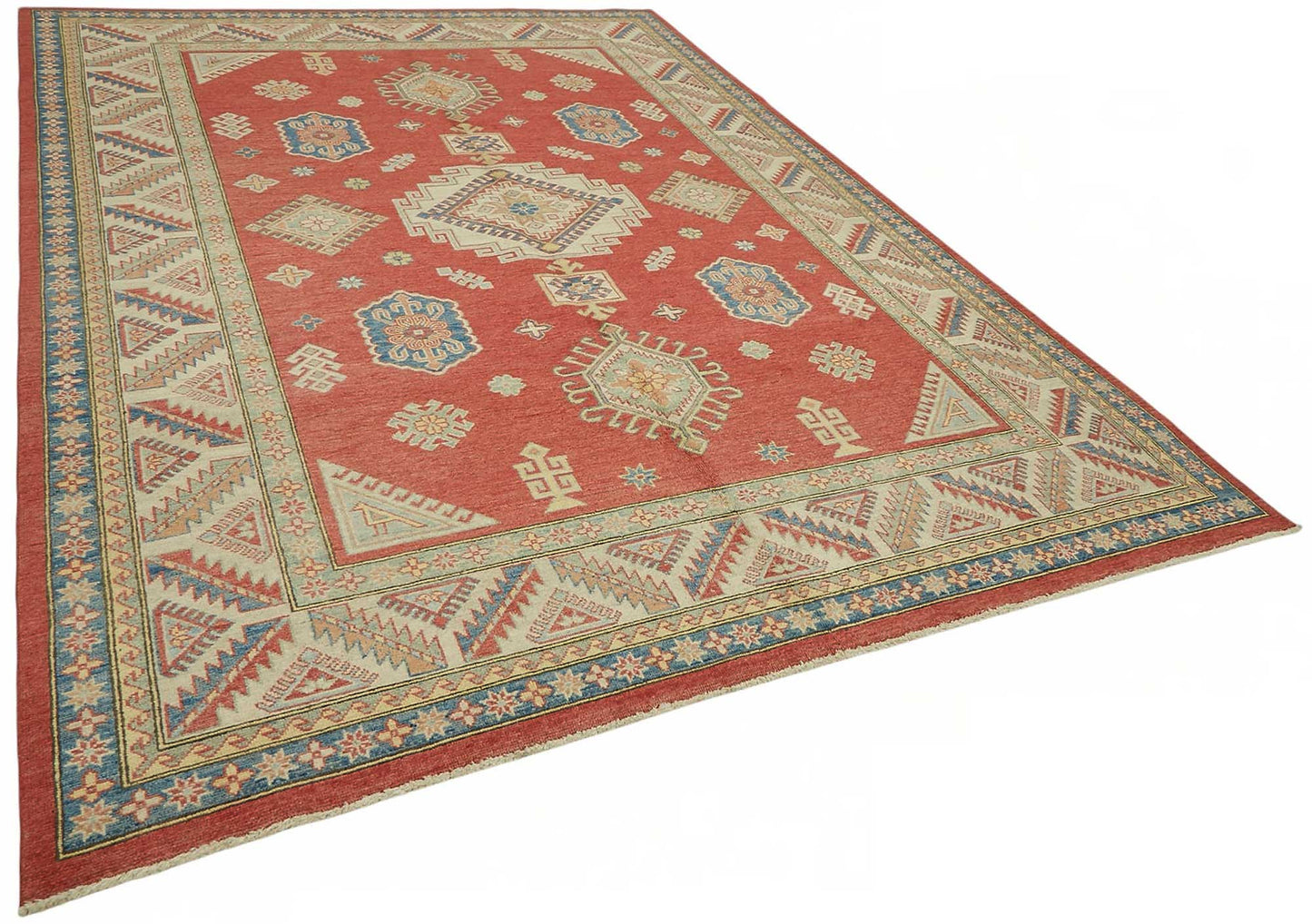 8x12 Hand-Knotted Wool Oushak Rug - 49191