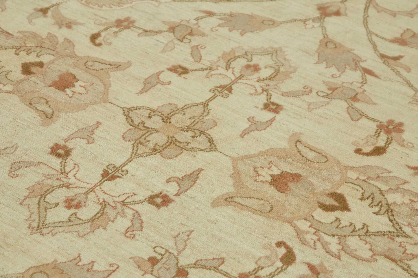 9x12 Hand-Knotted Wool Oushak Rug - 49192