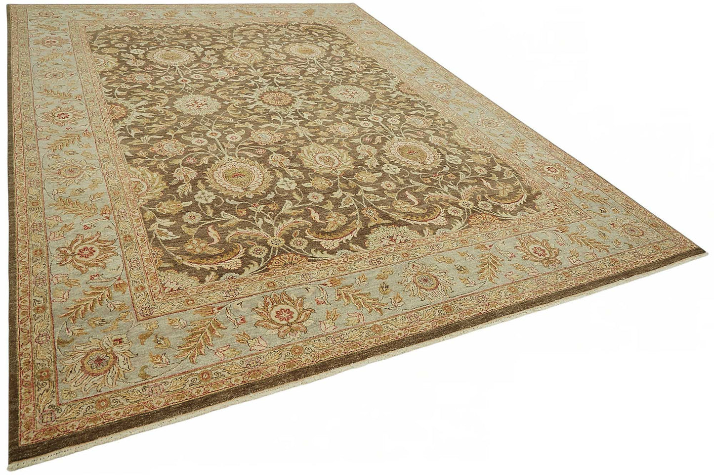 9x12 Hand-Knotted Wool Oushak Rug - 49194