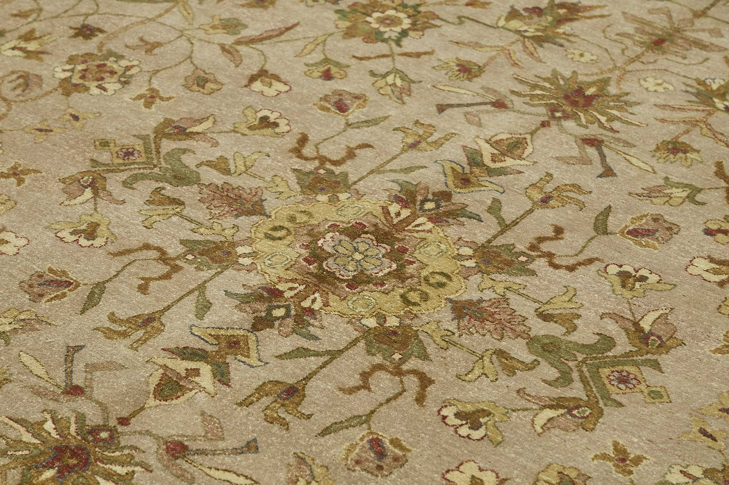 9x12 Hand-Knotted Wool Oushak Rug - 49195