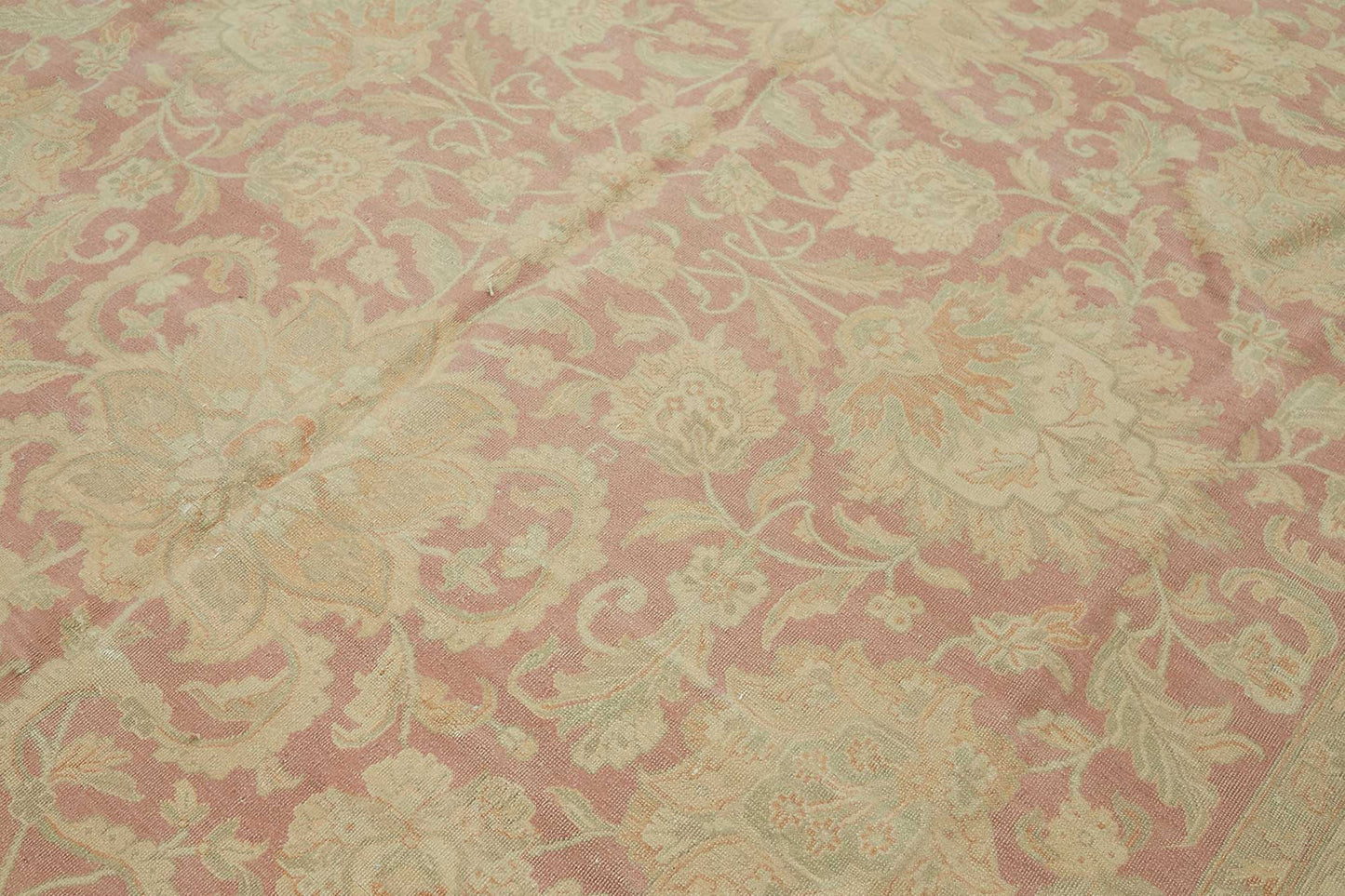 10x13 Hand-Knotted Wool Oushak Rug - 49213