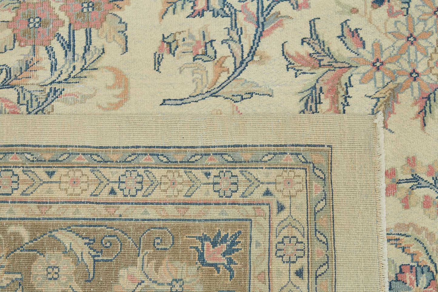 10x14 Beige Vintage Large Area Rug - 49215