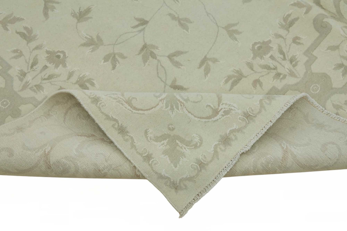 8x10 Beige Vintage Large Area Rug - 49217