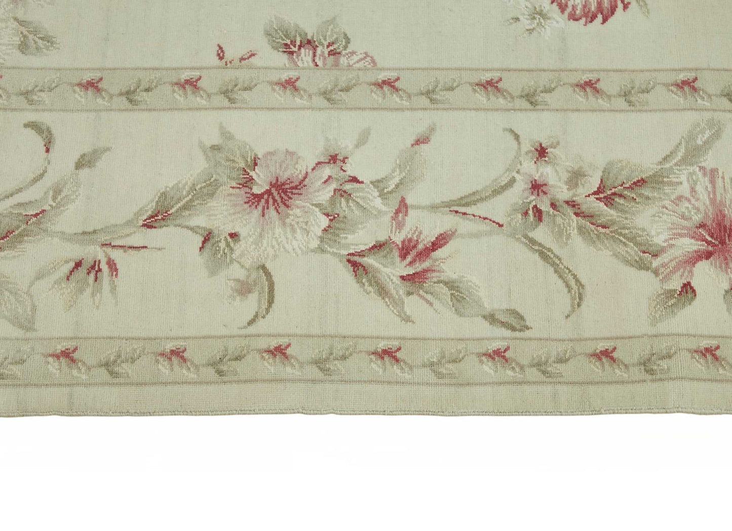 8x10 Beige Vintage Large Area Rug - 49218