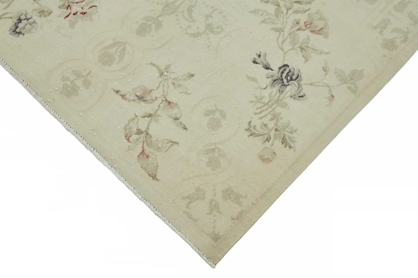 8x12 Beige Vintage Large Area Rug - 49219