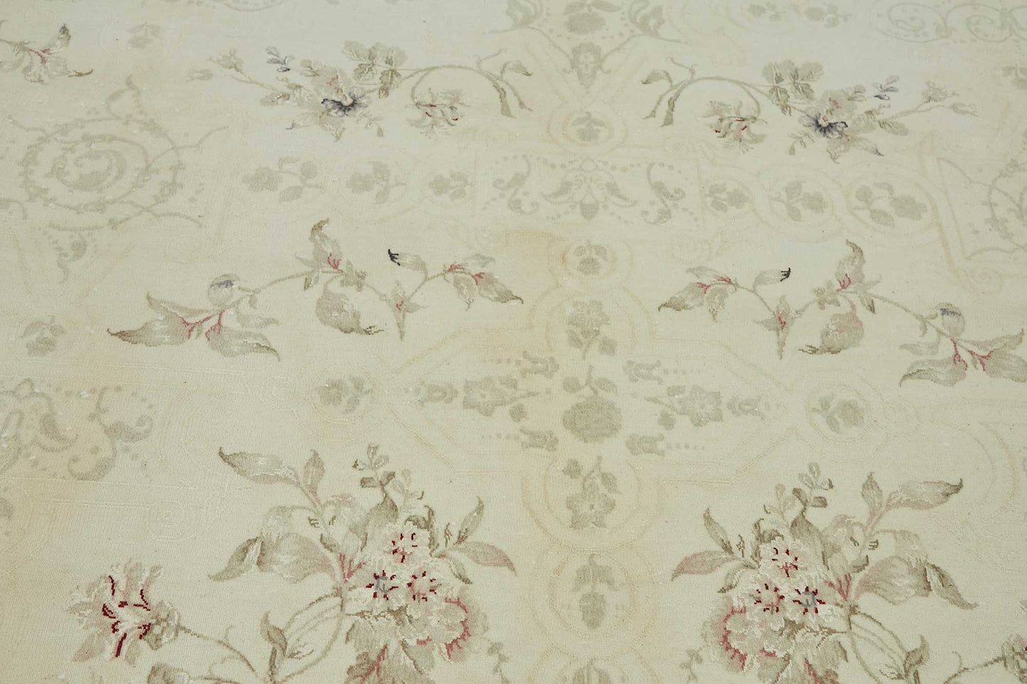 8x12 Beige Vintage Large Area Rug - 49219