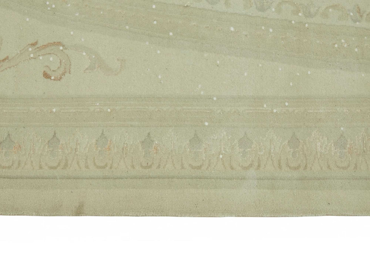 8x11 Beige Vintage Large Area Rug - 49220