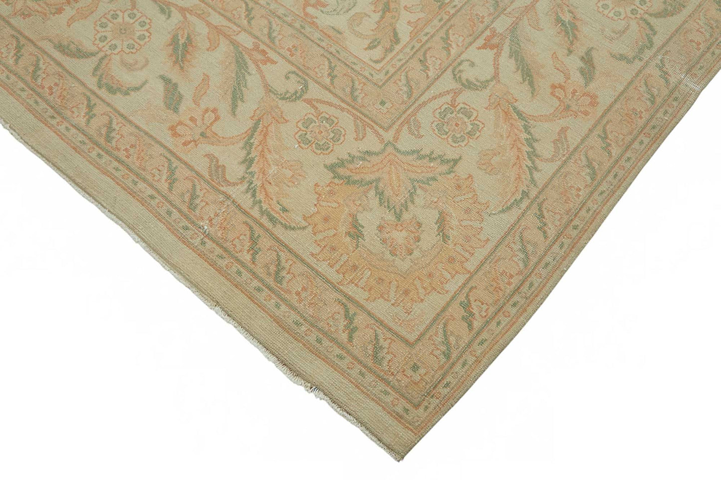 10x14 Beige Vintage Large Area Rug - 49221