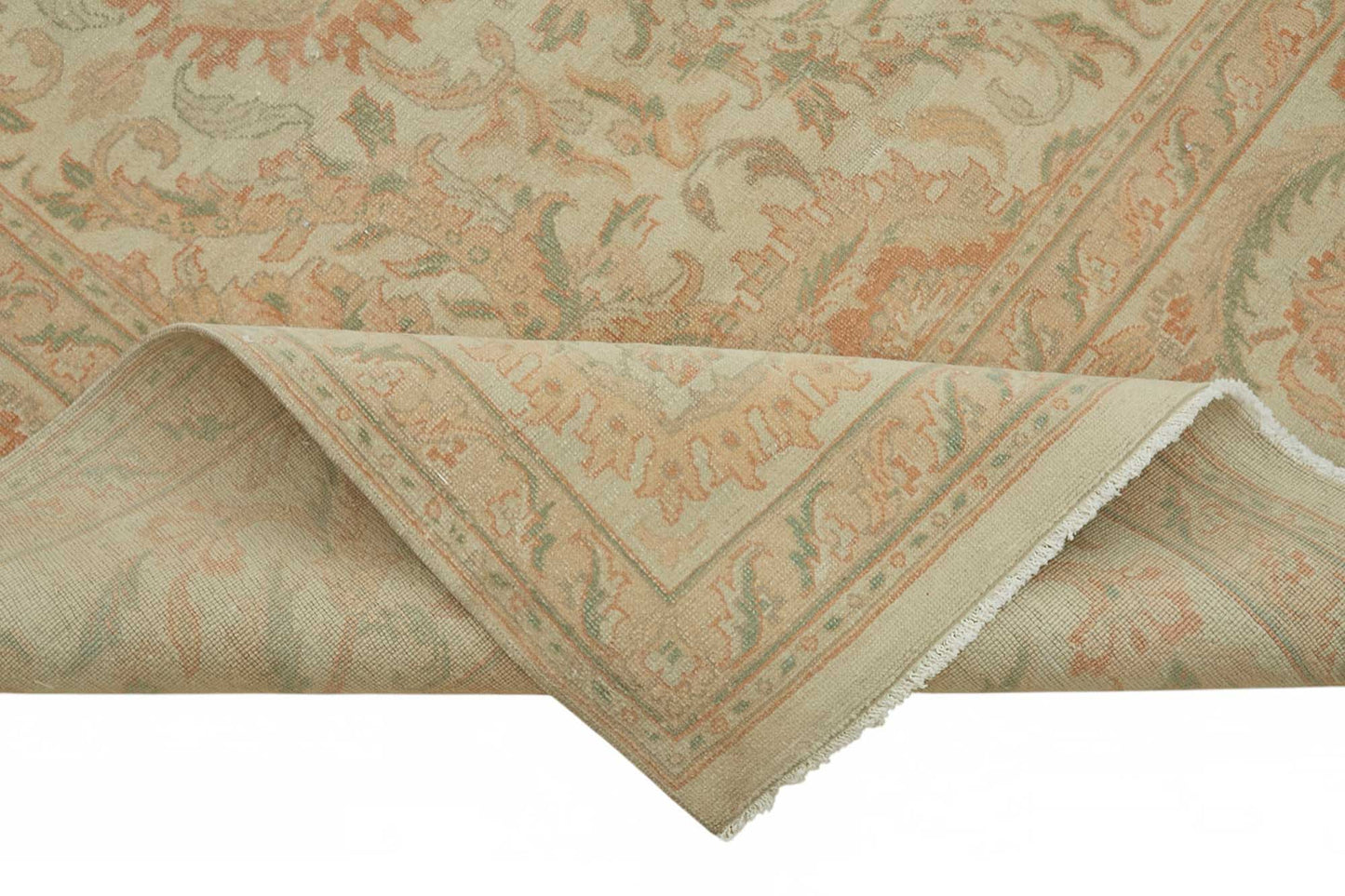 10x14 Beige Vintage Large Area Rug - 49221