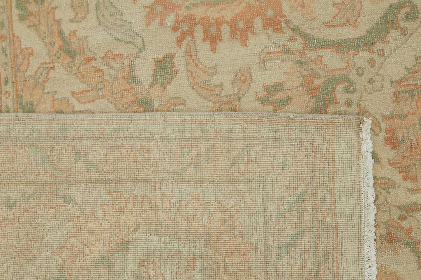 10x14 Beige Vintage Large Area Rug - 49221