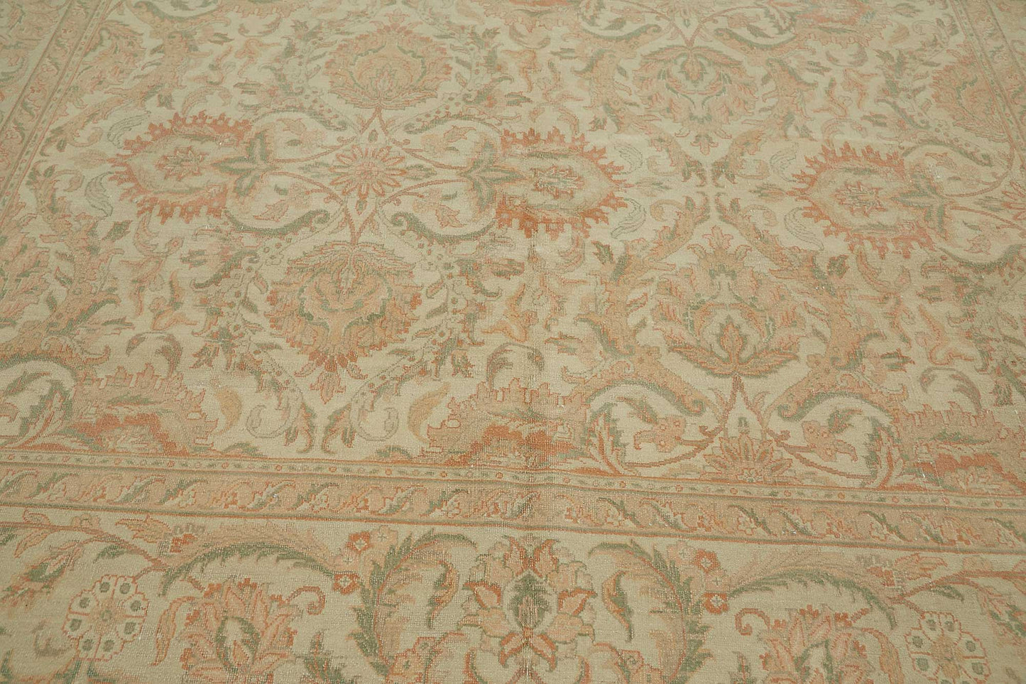 10x14 Beige Vintage Large Area Rug - 49221
