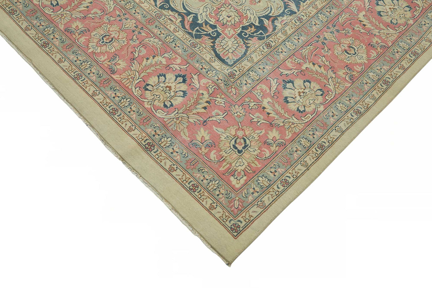 10x14 Beige Vintage Large Area Rug - 49222