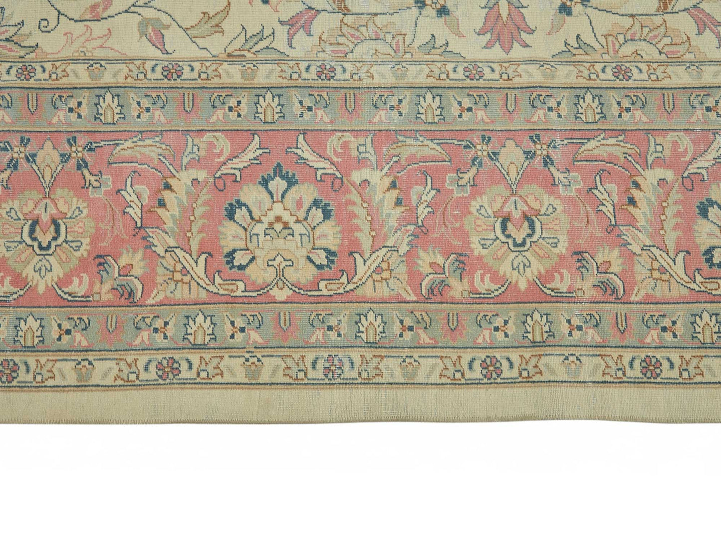 10x14 Beige Vintage Large Area Rug - 49222