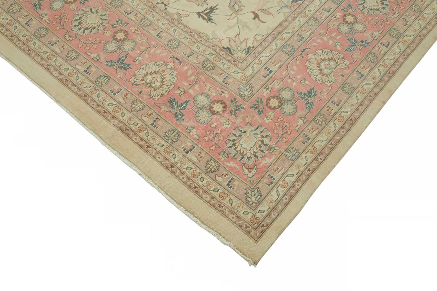 12x12 Beige Vintage Large Area Rug - 49223