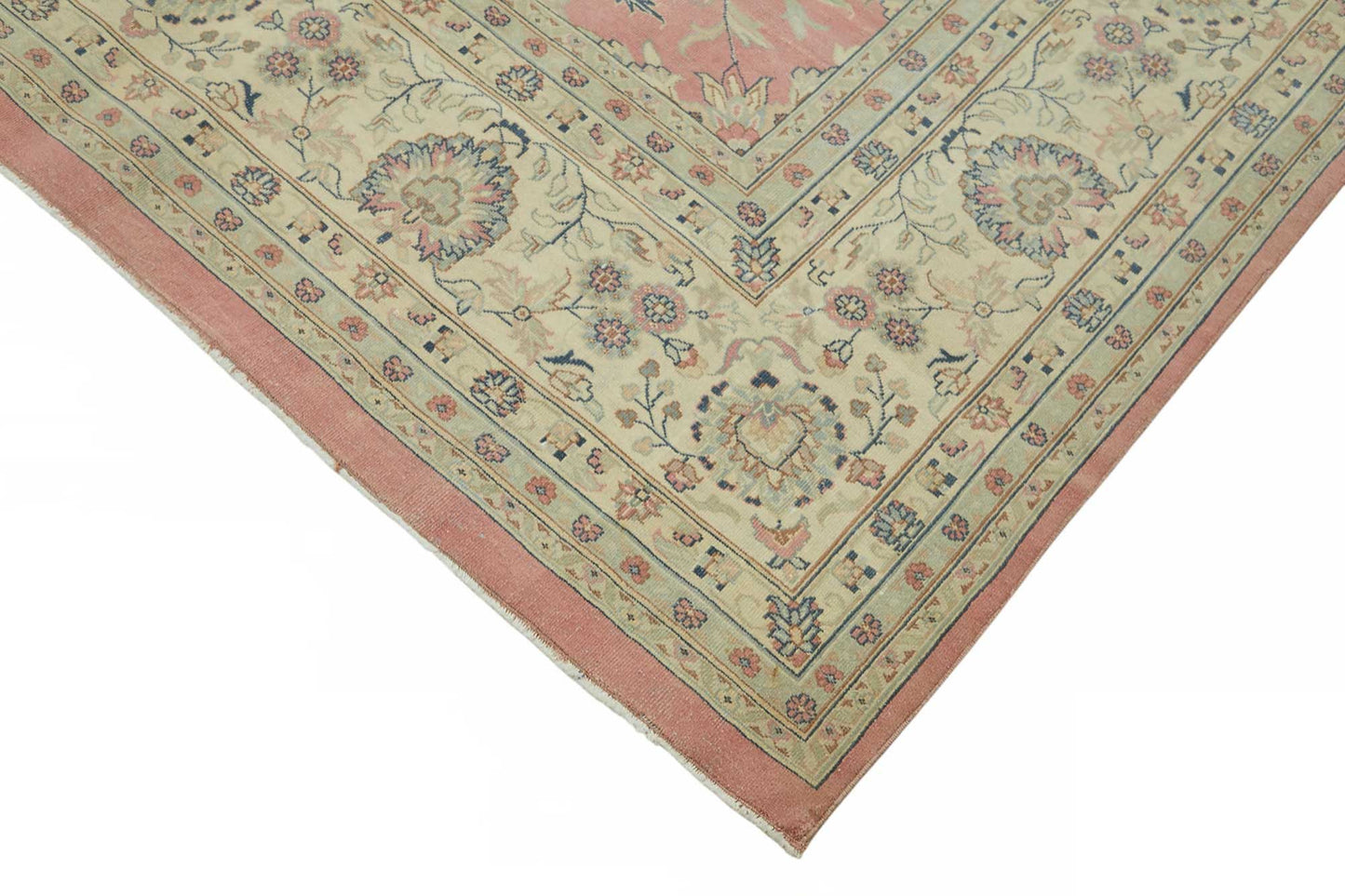 12x12 Beige Vintage Large Area Rug - 49224
