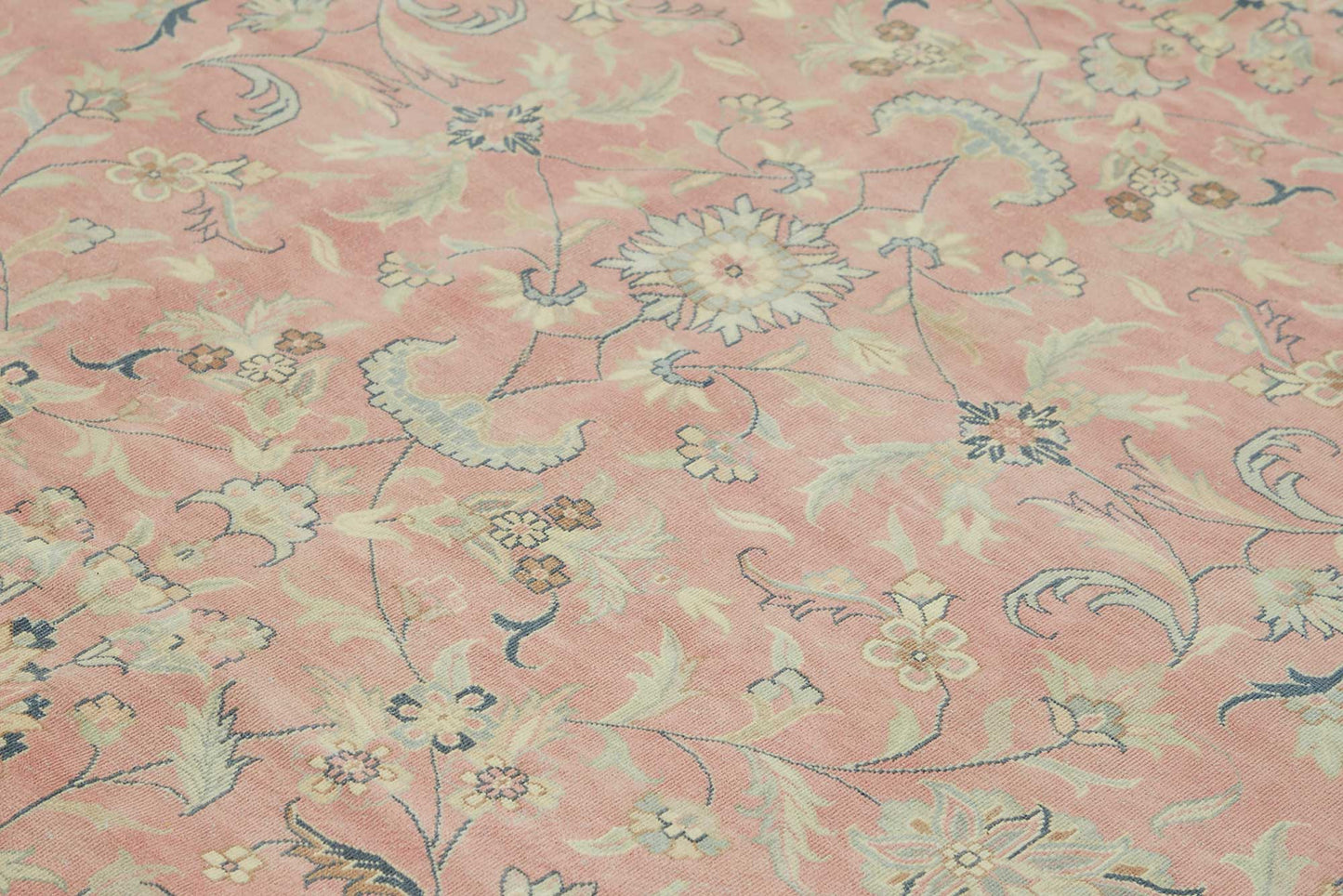 12x12 Beige Vintage Large Area Rug - 49224