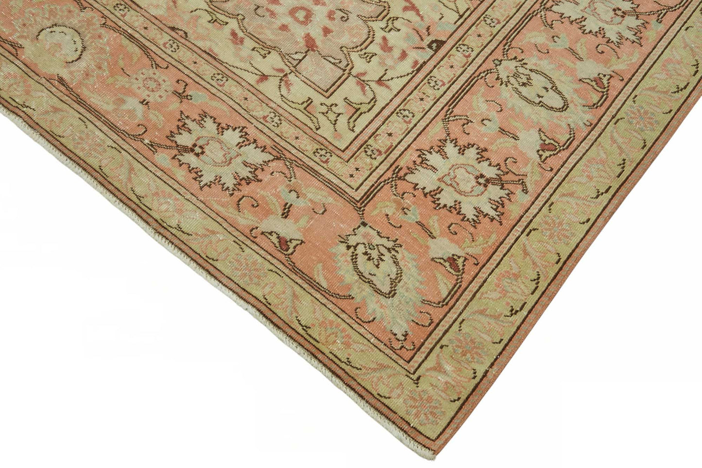10x14 Beige Vintage Large Area Rug - 49226