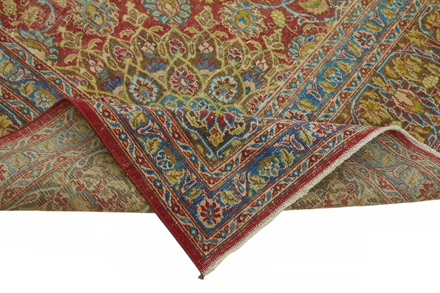 9x13 Red Vintage Large Area Rug - 49227