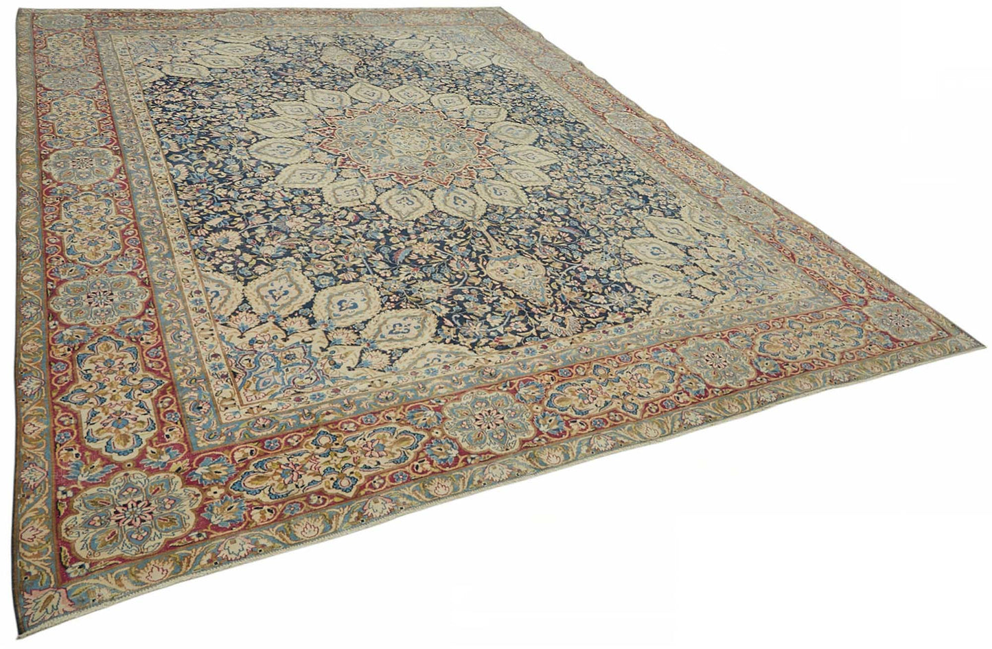 10x13 Beige Vintage Large Area Rug - 49230