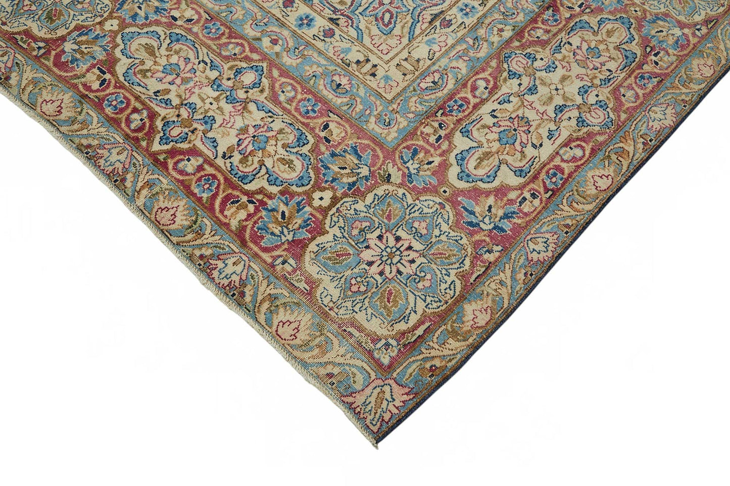 10x13 Beige Vintage Large Area Rug - 49230