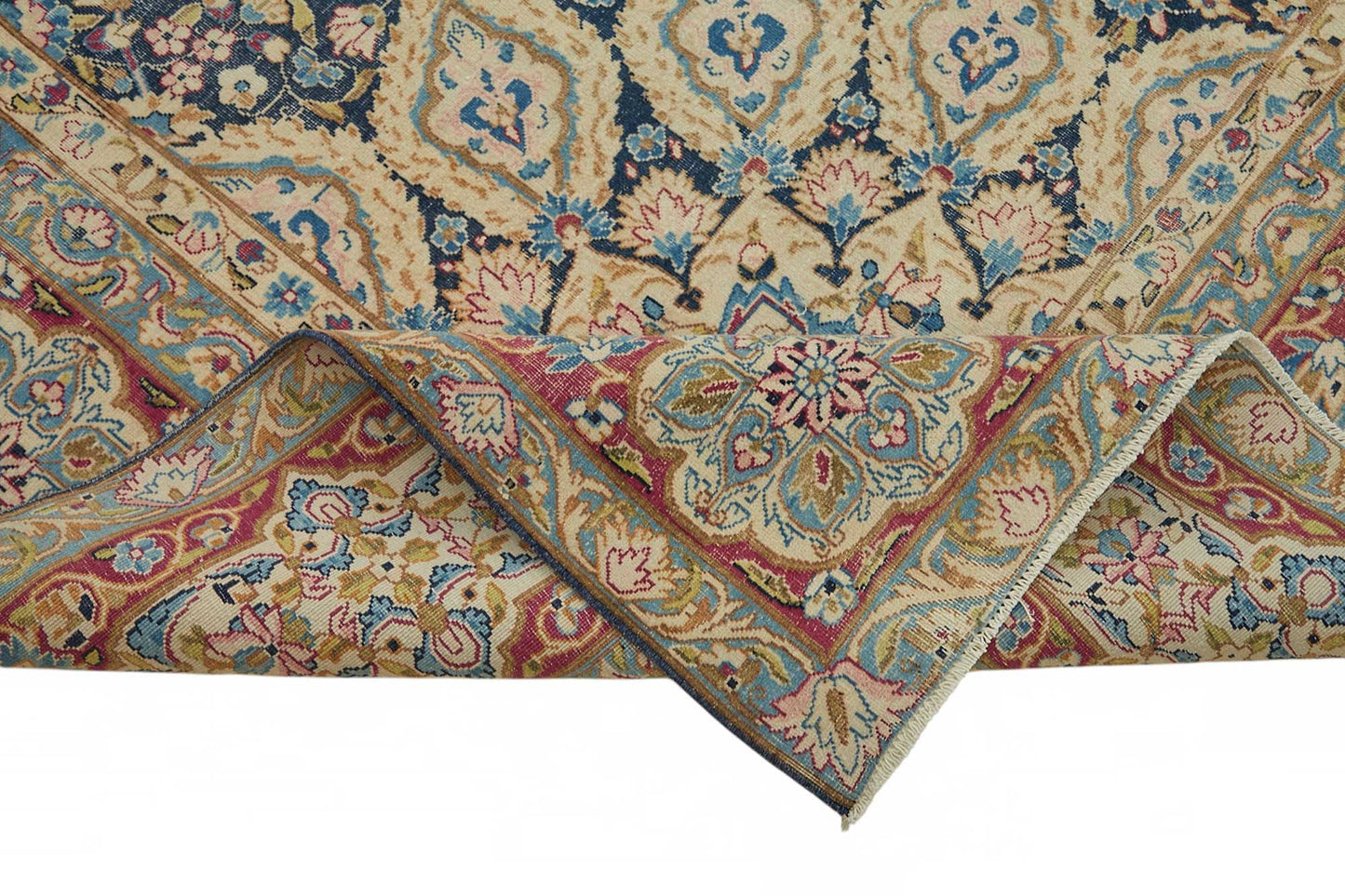 10x13 Beige Vintage Large Area Rug - 49230