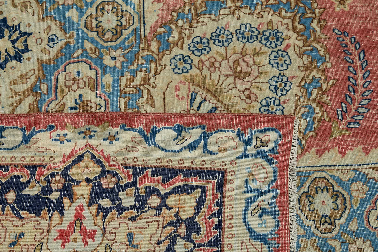 10x13 Beige Vintage Large Area Rug - 49232