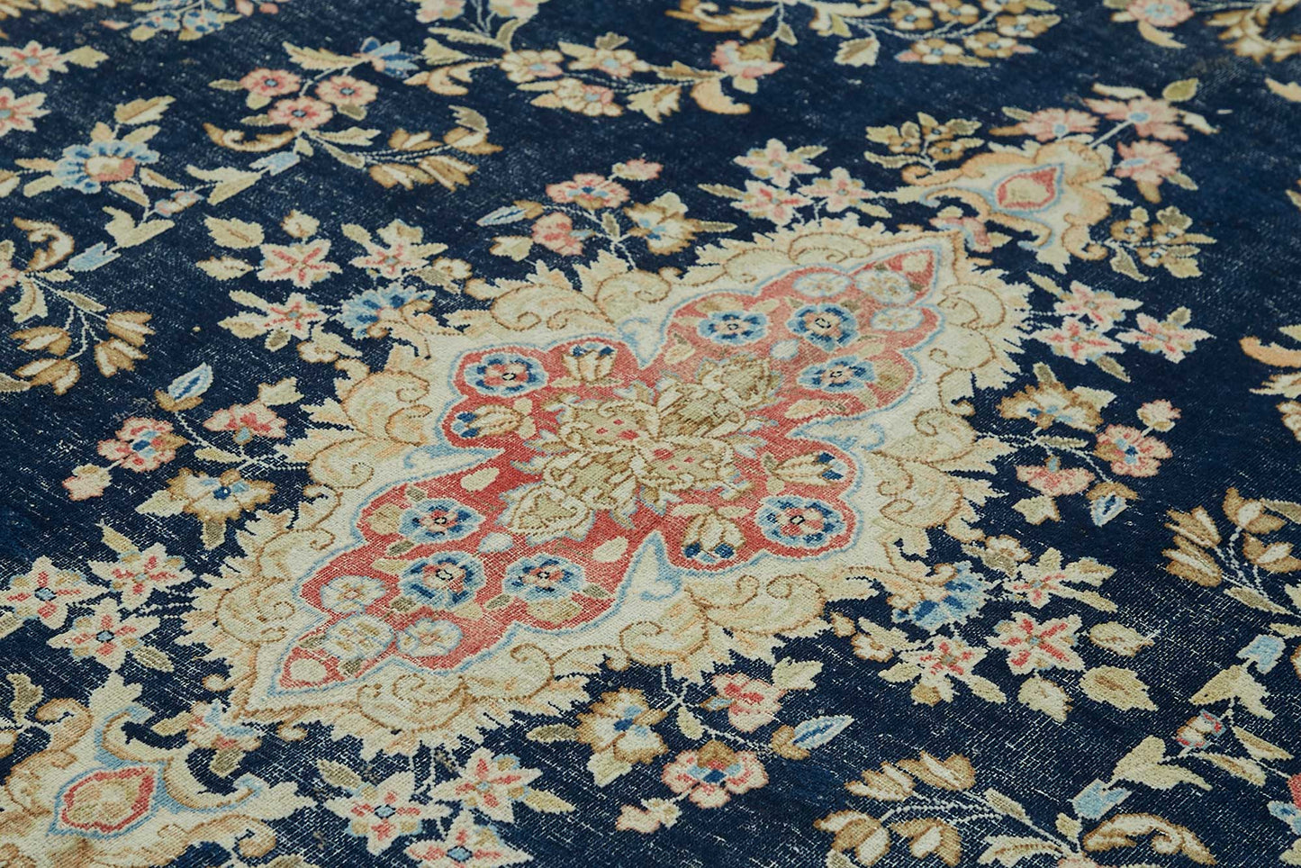 9x11 Beige Vintage Large Area Rug - 49234